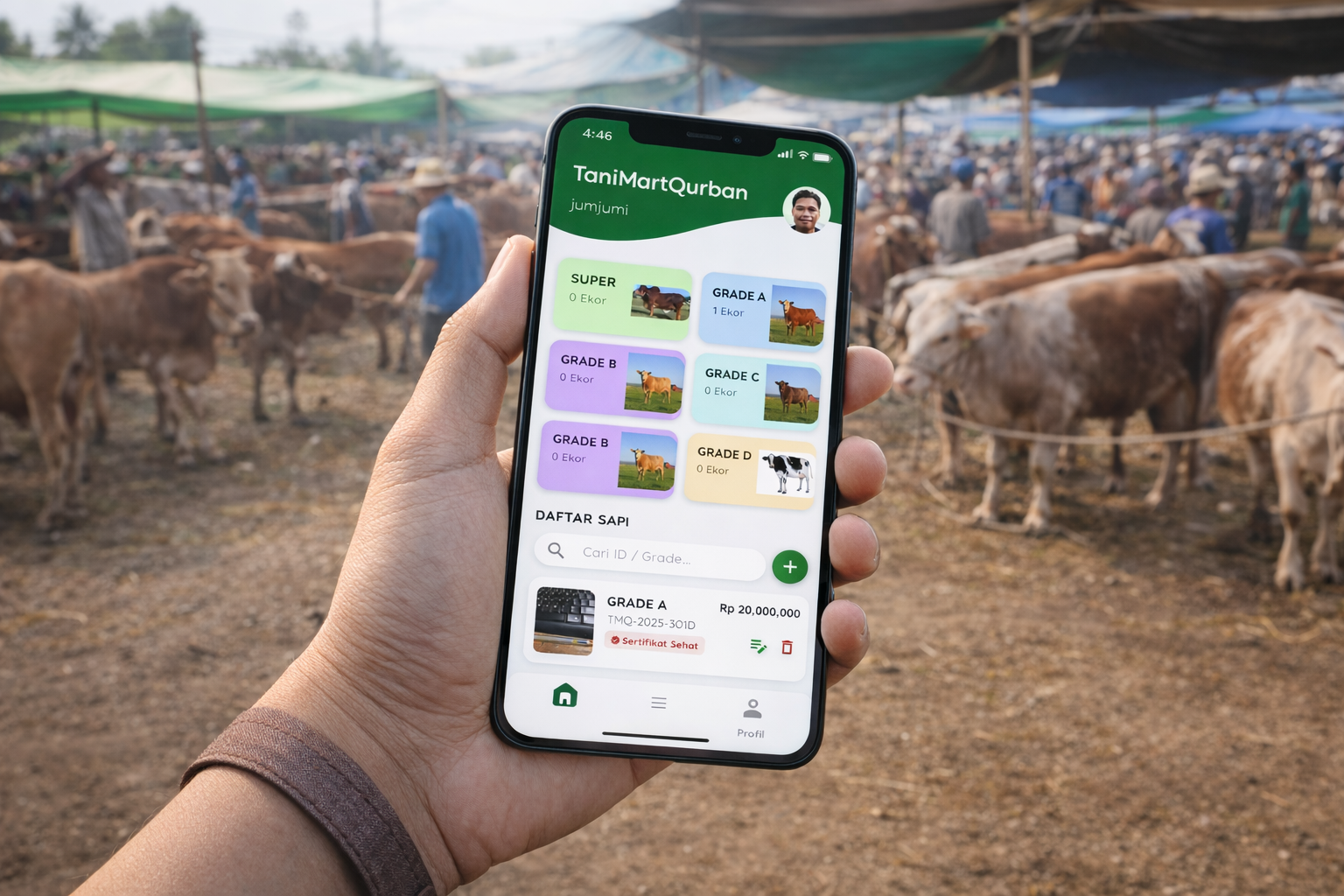 Pelopor TaniMart Qurban Apps